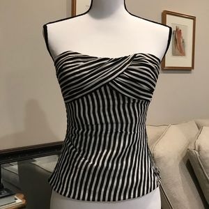 Nanette Lapore Strapless Striped Bustier